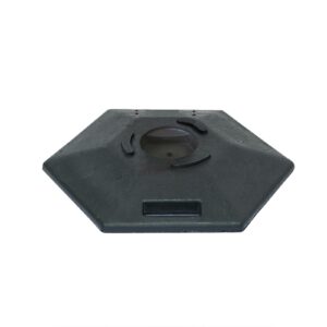 Base hexagonal de caucho
