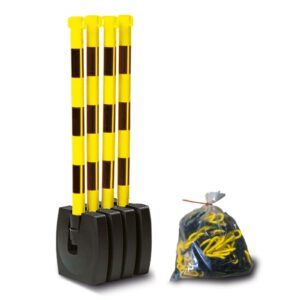 Poste separador plegable