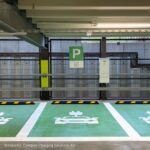 Tope de aparcamiento para parking en garajes públicos y privados