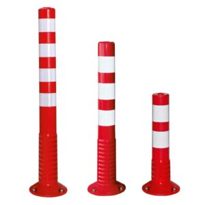 Hito flexible reflectante para señalización vial